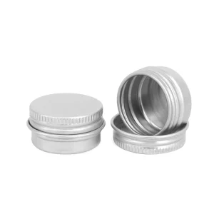 5ML Mini Aluminum Cans With Screw Top Custom Metal Tins for Lip Balm and Cosmetic Packaging