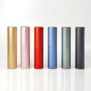 5Ml 8Ml 10Ml 20Ml 30Ml Unique Pink Metal Twist up Perfume Atomizer Travel Refillable Perfume Spray Bottle