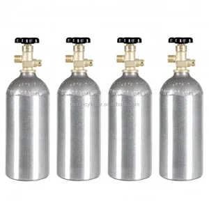 5lb 3.34L Mini CO2 Aluminum Gas Cylinder with CGA320 Valve