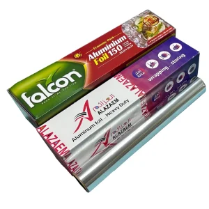 5m Aluminum Foil Silver Laminated Tin Foil Paper Roll Heavy Duty Rectangle Shape with PP Plastic for Various Purposes
