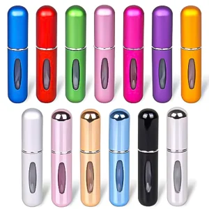 5ml 8ml 10ml Round Perfume Spray Bottle with Aluminum Pump for Personal Care