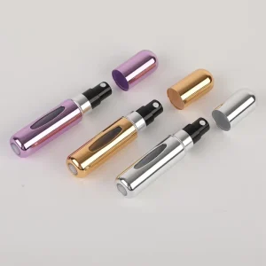 5ml Aluminum Perfume Atomizer with Window and Bottom Fill