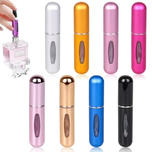 5ml Aluminum Perfume Spray Bottle with Pump for Travel