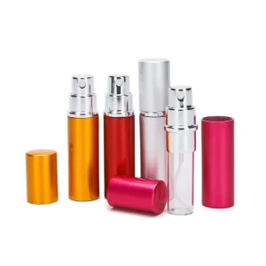 5ml Aluminum Refillable Perfume Spray Atomizer Bottle