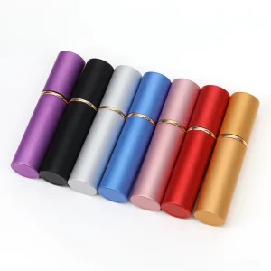 5ml Refillable Aluminum Travel Perfume Atomizer Spray Bottle