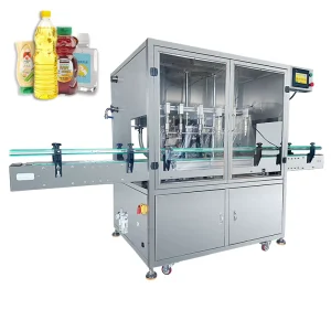 6-Head Automatic Gear Pump PLC-Controlled Filling Machine for Food and Beverage Viscous Liquids