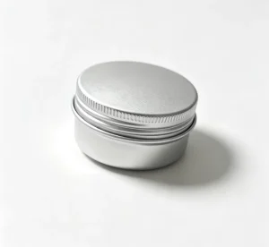 6 Ounce Aluminum Cans 180 mL Screw Lid Metal Storage Tins Containers for Storing Spices Candies Lip Balm Candles