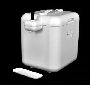 6 Pack Plastic Eco Friendly Canned Beer Portable Keg Cooler Box Beer Dispenser for Picnic Beach Outdoor Sports