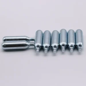 6.5g CO2 Steel High Pressure Gas Cylinder with 3/8-24 UNF Thread for Wine Dispensers