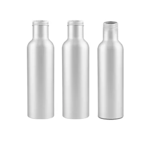 600ml Empty Aluminum Bottle with Screw Cap for Cosmetic Oil