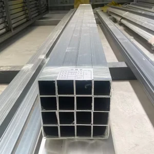 6061 Aluminum Rectangular Tube T3-T8 Temper 3-6M Length Square Pipe for Chair Bending