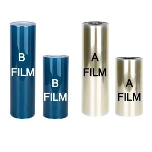60cm UV DTF Film A and B Roll High Adhesion Cold Transfer Film for Sticker Printing UV DTF AB Film Set