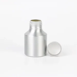 60ml 120ml 150ml 200ml 250ml 500ml Food Grade Aluminum Cosmetic Bottle with Matte Finish and Screw Cap