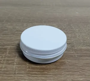 60ml White Metal Packing Tin Can Box for Cosmetics Aluminum Packaging Container Tins Jars for Cream