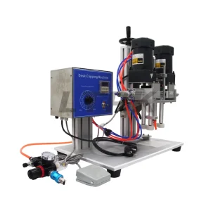 6100 Manual Pneumatic Screw Capping Machine Plastic Chubby Gorilla Duckbill Dropper Unicorn Bottles CaP Sealing Desktop Sealer