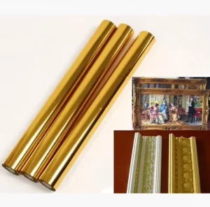 64cm*120m/roll Gold Leaf Roll for Wall Decoration Paper Roll Gold Foil Wall Decoration Mold-Proof Furniture Films