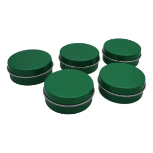 65*25/20mm RTS Custom Small Round Tin Box 150g Tinplate Food Container for Candy