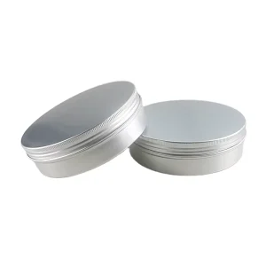 650ml 135mm Silver Large Aluminum Jar Tin Can Packaging Metal Candle Jars Wax Product Packaging Tea Tin Gift Pack