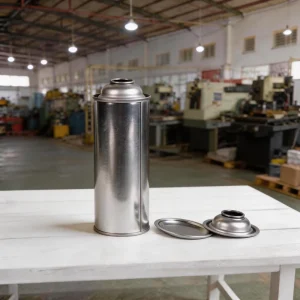 65mm*158mm Custom Size Metal Tin Aerosol Packaging Can for Chemical Aerosol and Coating High Pressure Resistant