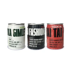 691# Tinplate Energy Drink Beverage Round Tin Can with Printed Logo for Canned Food & Beverage Use
