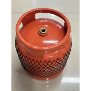 6KG Steel Liquefied Petroleum Gas Cylinder with Burner and Pressure Reducing Valve for Household Use