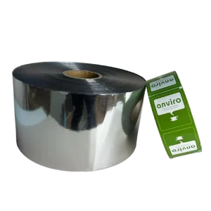 6mic Aluminum Foil Laminated 15mic Film Composite Flexible Packaging Lamination 6u AL + 15u PET Custom Size