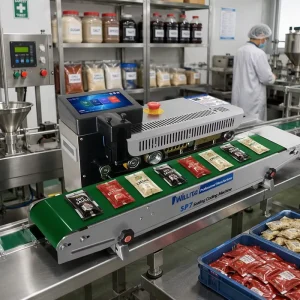 7-Inch Touch Screen Sealing Coding Machine for Packaging Bags