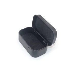 70*40*22mm Jewelry Tin Box Rectangular Large Thin Metal Hinged Food Grade Tin Box Plain Small Silver Hinges Metal Cans