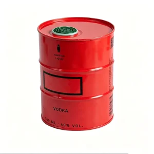 700ML 90*132mm White Tin Plate Beverage Can for Vodka and Wine Food Grade Russia