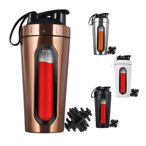700ml Leak-Proof Metal Gym Water Bottle Double-Wall Noise-Free Design