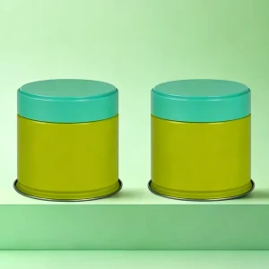 73×73mm Airtight Matte Screw-Lid Tin Can, 30g 50g 100g, for Matcha Coffee Tea Powder Milk or Chewing Gum