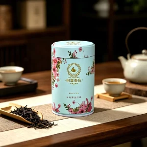 73x120mm Food Grade Tinplate Cylinder Snap Can Matte Finish Explosion proof Sealed Offset Printed OEM Packaging for Coffee Tea