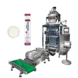 8 Lane Automatic 160 320bag min Back Seal Filling Gluing Motor Pouch Packaging Machine for Coffee & Milk Powder