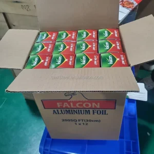 8011 O Aluminum Foil Small Roll, 10/11/12/13/14/15/18/20 um Thickness, 30/40/45 cm Width, 5/20/30/50/100/200 m Length
