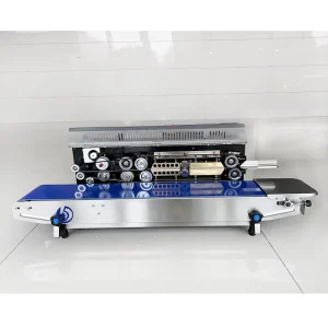 810I (Stainless Steel) Solid Ink Sealer Automatic Horizontal Printing Continuous Band Sealing Machine for Food