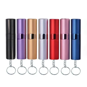 8ml Metal ABS Travel Perfume Sprayer Refillable Mini Cologne Spray Bottle Portable for Refilling