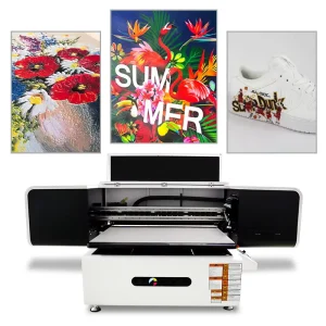 9060 6090 UV Inkjet Printer A1 Flatbed with 3-5 Pcs Gen6 UV Printing Machine for Metal Wood Tumbler Irregular Items Toys