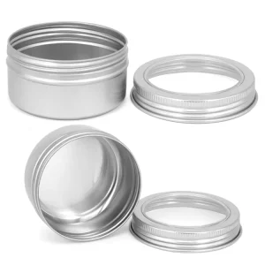 90ml Custom Logo Aluminum Metal Tin Box for Tea Tobacco and Product Packaging