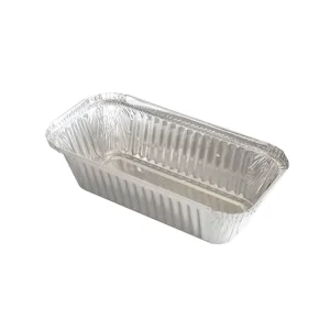 950ml Food-Grade Disposable Aluminum Foil Loaf Pan Takeaway Container