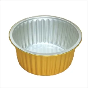 960ml Round Aluminum Foil Container with PP Plastic Lid, Food Grade, for Baking