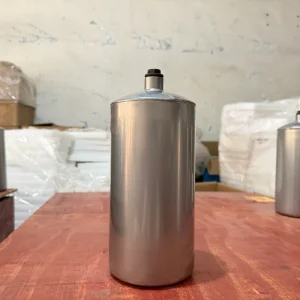 99.999 Pure 34.5kg Silver Color Metal Cold Steel Rolling Flask for Gold Mining