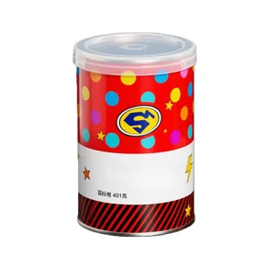99mm 401# Airtight Welded Tinplate Jar for Health Supplements with Easy-Open End