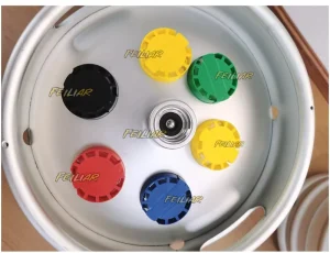 A/S/D/G Keg Caps Spear Fitting Tamper-Proof Breakable Plastic Cap for Draft Beer Kegs