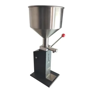 A03 Manual Piston Filler Machine for Plastic Bottles Oil Liquid Bottling High Accuracy Small Business Use Perfume Cosmetic