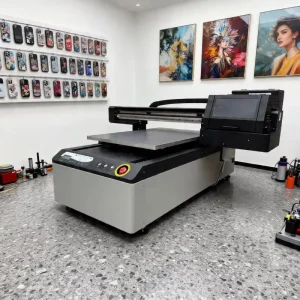 A1 UV Flatbed 6090 Printer for Leather Walls and Tubes with DX5 DX7 Printheads