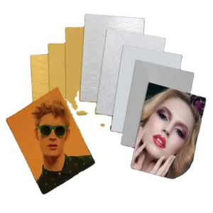 A2 A3 A4 Size Sublimation Coating Aluminum Sheet 1mm Metal Photo Panel Prints Aluminum Sheet 6061 Crafts Aluminum Brushed Silver