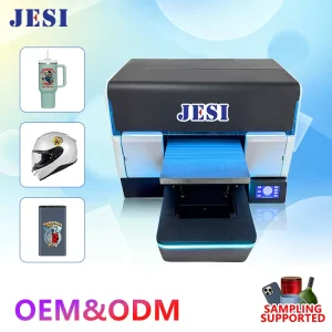 A3 Desktop UV Flatbed Printer Auto Height Detection LED UV Curing Printer for Leather Ceramic Plastic and Souvenir Printing