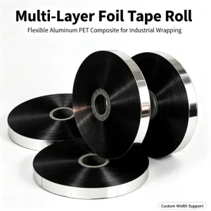 AL PET Metallized Polyester Soft Plain Moisture Proof Packaging Film for Communication Cable SHUNGUI Brand