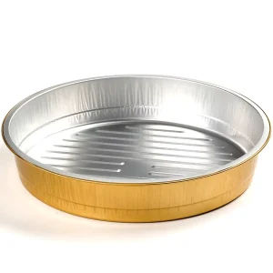 ALCHN Aluminum Foil Takeaway Container Crawfish Suancaiyu Circular Model 320 4000ml Large Capacity Fast Food Box