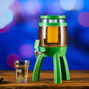 Acrylic 3L Wine Juice Beverage Keg Bar Cocktail Cooler with Tap Tower Dispenser